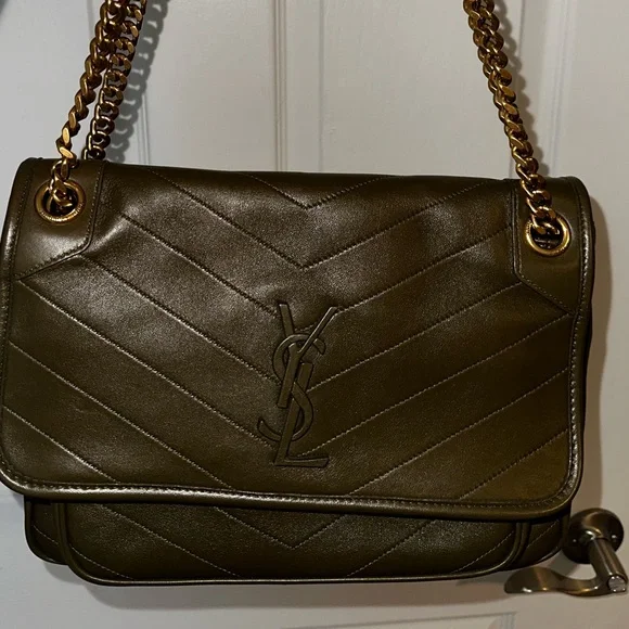 Saint Laurent Nikki green/gold - Picture 6 of 10